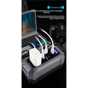 ที่ชาร์จในรถยนต์อัจฉริยะกำลังสูง 200W พร้อมพอร์ต USB 4 ช่อง รองรับการชาร์จเร็ว ใช้งานได้กับรถยนต์ส่วนใหญ่ - Product Image 2