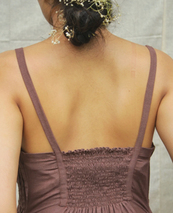 ชุดลำลองใหม่สำหรับผู้หญิง,ชุดเดรสยาวแขนกุดผ้าลินินยาวคลุมเข่า - Product Image 2