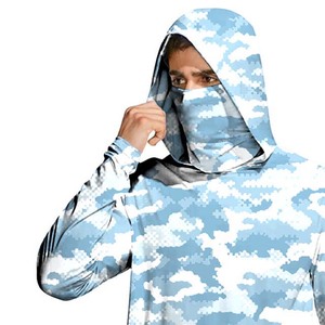 Camisas de pesca de camuflaje personalizadas superventas con mangas largas y capucha Fábrica al por mayor Ropa de pesca de poliéster Estilo - Product Image 6