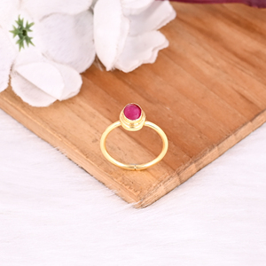 925 plata esterlina sólida Rosa Jade hecho a mano diseñador amarillo chapado en oro ajustable joyería mujer regalo anillo joyería personalizada - Product Image 4