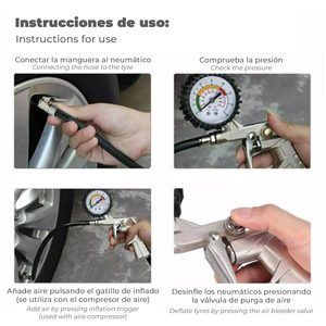 Pistola per Gonfiaggio Pneumatici con Manometro - Product Image 4