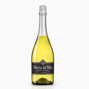 Vino Espumoso Blanco Semidulce Maria del Mar, Airen y Tempranillo, 9.5% ABV, Vino Espumoso Español, 750 ml - Product Image 1