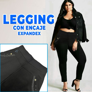 Pantaloni da donna XL a vita alta, elasticizzati, in flanella felpata, traspiranti, eleganti, a gamba dritta, con pizzo, a vita media, effetto stropicciato, comodi e alla moda - Product Image 1