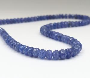 Tanzanite Beads 100% Natural Tanzanite Faceted Rondelle Beads 16-Inch 4.5 6 mm Tanzania Gemstone Beads Personalized Gift for <b>Mom</b> - Product Image 1