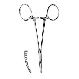 7/6. Pinces hémostatiques 3/5.5 pouces à tête droite incurvée pince pour artère chirurgicale vétérinaire pince hémostatique - Product Image 3