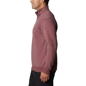 Sweat-shirt à demi-fermeture éclair de haute qualité avec meilleur design Vente en gros Sweat-shirts à demi-fermeture éclair avec logo personnalisé - Product Image 3
