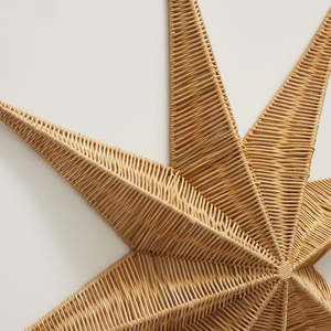 ศิลปะการทอติดผนังรูปดาวสำหรับตกแต่งบ้านของตกแต่งผนังสไตล์เวียดนามเทรนด์ใหม่สำหรับวันหยุด - Product Image 5