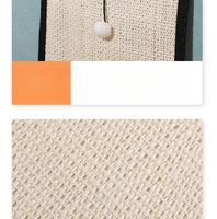 Tapis de protection latéral pour canapé, durable, détachable, écologique, en sisal naturel, griffoir pour chat