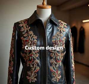 Fabricant de veste en cuir sur mesure de créateur de mode pour des artistes de concepteurs Etats-Unis - Product Image 4