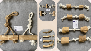 Jouets à mâcher pour chiens en bambou, écologiques, mignons, naturels, durables, emballage en carton, style simple, utilisation manuelle, grande et moyenne taille - Product Image 4