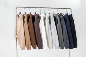 100% coton surdimensionné hommes sweats à capuche zippés décontracté blanc sweat à capuche zippé hommes sweats à capuche - Product Image 3