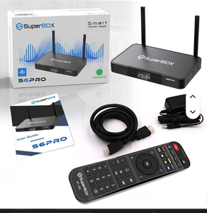 New Authentic Super-<b>box</b> S6 Pro Premium Edition TV Media Player <b>Set</b> <b>Top</b> <b>Box</b> With Wi-fi Connection - Product Image 1