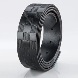 Cinturones de Cuero Genuino 100% Vacuno para Hombre y Mujer, Color Negro y Marrón, con Hebilla de Cobre con Grabado de Cocodrilo, Diseño Nuevo - Product Image 5