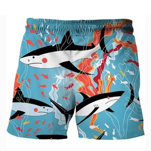 2024 New Arrival Polyester Summer <b>Shorts</b> <b>Men</b> Casual Comfortable Breathable <b>Shorts</b> <b>Elastic</b> <b>Waist</b> <b>Shorts</b> for <b>Men</b> - Product Image 2