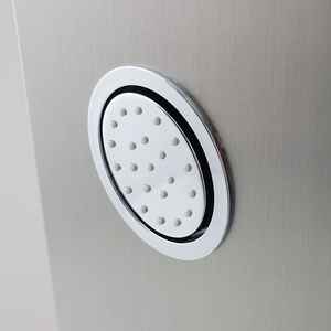 Panel de Ducha Cromado con Hidromasaje y Cabezal de Ducha Tipo Lluvia para Conjuntos de Baño - Product Image 3