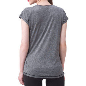 La última camiseta transpirable para mujer del fabricante profesional, ropa informal para exteriores para verano, diseño liso - Product Image 2