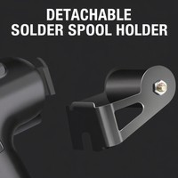 Pistolet à souder électrique haute puissance avec alimentation automatique en soudure, déclenchement à une main pour la réparation électronique
