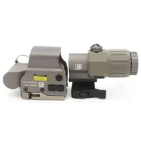 Lunette de visée holographique de haute qualité 558 Red Dot G33 avec grossissement 3X, vision nocturne, étanche, HD, tactique, pour la chasse, Mil 8, portée 100-500m