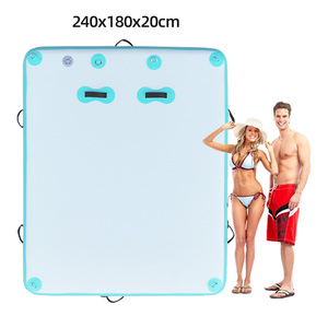 مصنع مخصص 5x7ft نفخ طوف منصة العائمة قفص الاتهام منصة السباحة العائمة قفص الاتهام - Product Image 1