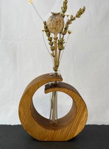 Haute qualité luxe marron bois Table décoratif fleur Vase Design moderne pour la maison hôtel fête décor à la maison accessoires - Product Image 2