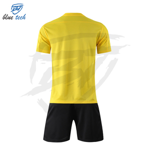 Hot Selling Classic <b>Football</b> Jersey Kits For Boys High Quality Stripe Soccer Uniform Custom Logo & Design OEM Service - Product Image 2