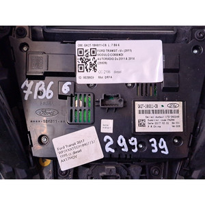 COMANDO DE RADIOCONTROL FORD TRANSIT Custom Kombi GK2T-18K811-CB DRFA (12>) - Product Image 5