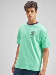 เสื้อยืดโอเวอร์ไซส์ทรงหลวม ผ้าคอตตอนหนา 300 แกรม พิมพ์โลโก้ตามสั่ง สำหรับผู้ชาย สไตล์สตรีทแวร์ ผลิตในปากีสถาน - Product Image 4