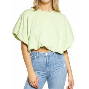 เสื้อยืดครอปสำหรับผู้หญิงเสื้อครอปท็อป2026พิมพ์ลายปักโลโก้ได้ตามต้องการฤดูร้อน - Product Image 1