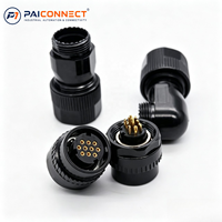 Connecteur d'encodeur servo PAICONNECT 10 broches, boîtier ABS, prise mâle/femelle, IP20, forme rectangulaire/ronde, compatible FANUC
