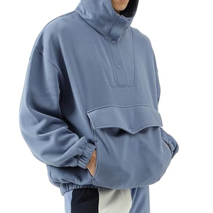 Sweat-shirts à épaules tombantes de qualité supérieure, logo personnalisé, créez votre propre idée de sweat-shirt à épaules tombantes - Product Image 2