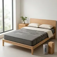 Matelas ergonomique en mousse à mémoire de forme à compression sous vide, respirant, double ou king size, avec contouring corporel
