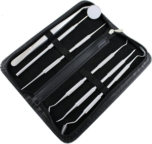 Kit d'hygiène bucco-dentaire de qualité supérieure, 6 pièces, Meta Plaque Remover, outils de nettoyage des dents, ensemble d'instruments chirurgicaux dentaires, prix avantageux - Product Image 3