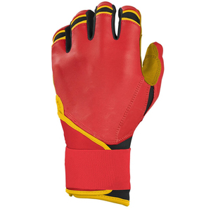 Super Grip Baseball Softball Batting Gloves Durable Quality with Custom Logo Cheap Sport Training Leather Gloves - Product Image 5