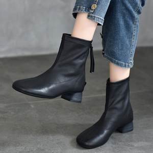 Bottes Stiletto pour femmes, hauteur genou, à talon haut et bout pointu, pour soirée, couleur Rich Brandy - Product Image 1