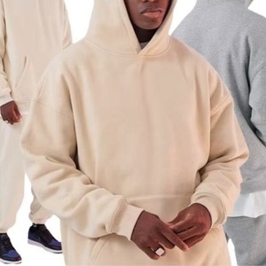 Customized Heavyweight Oversize Men's Hoodie Fashion Trendy Pure Cotton Casual Men's Wholesale Hoodie - Product Image 5