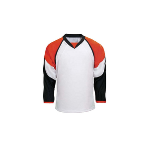 Camiseta de hockey sobre hielo con logotipo personalizado unisex Servicio OEM Último diseño Estilo sublimado Nombre del equipo Impresión Tela personalizada Transpirable - Product Image 5