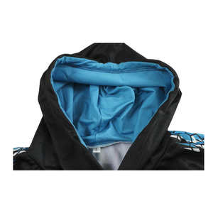 เสื้อฮู้ดขนแกะแขนยาวผ้าฝ้าย100% สำหรับฤดูหนาวสีดำแบบกำหนดเอง - Product Image 5