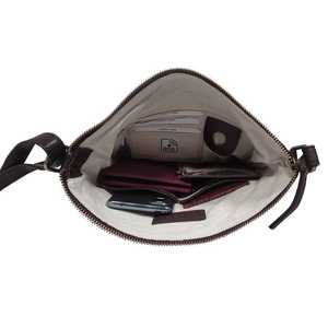 กระเป๋าสะพายพาดลำตัวหนังบัฟหนังแท้ขัดเงาแบบอิตาลีเนื้อละเอียดสีแทนผัก (VT) ผู้ผลิตชั้นนำของอินเดีย - Product Image 3