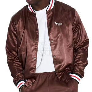 Vestes en satin de polyester à vendre 2026 – Qualité supérieure – Veste en satin pour homme personnalisée - Product Image 4