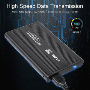 Carcasa de <span class=keywords><strong>disco</strong></span> <span class=keywords><strong>duro</strong></span> externo HDD/SDD de aluminio portátil de 2,5 pulgadas, - Product Image 5