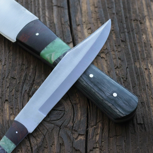 มีดเชฟเหล็กดามัสกัสแบบมืออาชีพ ด้ามไม้ ทนทาน ใช้กลางแจ้ง เหมาะสำหรับการเอาตัวรอด ผิวซาติน ความหนา 2.0 มม. - Product Image 3