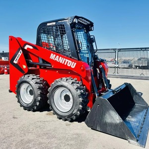 Chargeuse compacte sur chenilles Manitou à moteur diesel robuste, chargeuse hydraulique haute performance pour la construction - Product Image 3
