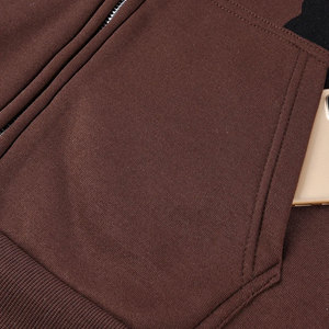 Autumn New Men's High Quality Hoodies & Sweatshirts Zipper up Casual Loose Fit Multiple Pockets Printed <b>Pattern</b> Hooded Collar - Product Image 5