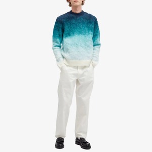 Pulls en mohair anti-rides pour hommes sur mesure, usine OEM, tricot en laine douce, pull chaud d'hiver, impression numérique, poids du tissu 320g - Product Image 2