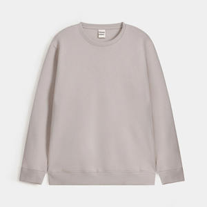 Jersey de cuello redondo en blanco Sudadera de peso pesado de alta calidad Opciones de logotipo personalizado Venta al por mayor Sudaderas con capucha y sudaderas de moda para hombres - Product Image 5