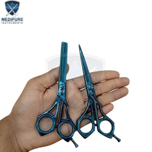Juego de Tijeras de Peluquería para Cortar y Entresacar Cabello, Acero Inoxidable, Herramientas Profesionales de Peluquería - Product Image 5