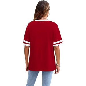 T-shirt pour femme en polyester, séchage rapide, motif d'aération, intérieur lisse, zones flexibles, contour léger, surface respirante, ajustement quotidien facile - Product Image 4