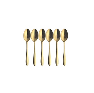 Food Serving Spoon At Low Price Customize Size Handmade Manufacturer Most Quality Food Grade Brass Spoon for Dinner Ware - Product Image 1