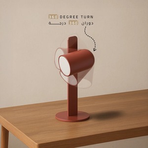 Lámpara de mesa de lujo moderna en metal con pantalla blanca elegante perfecta para iluminación interior y decoración del hogar - Product Image 4