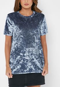 HOT <b>PINK</b> VELVET <b>CROP</b> <b>TOP</b> T SHIRTS CUSTOM LOGO SHORT CAP SLEEVE TEE T SHIRT - Product Image 4